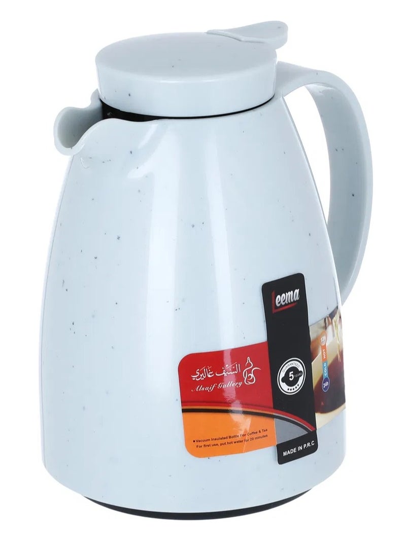 Alsaif Gallery Al Saif Gallery Lima Thermos, 0.35 litres, thermal glass inner container, plastic outer shell - gray - Image 3