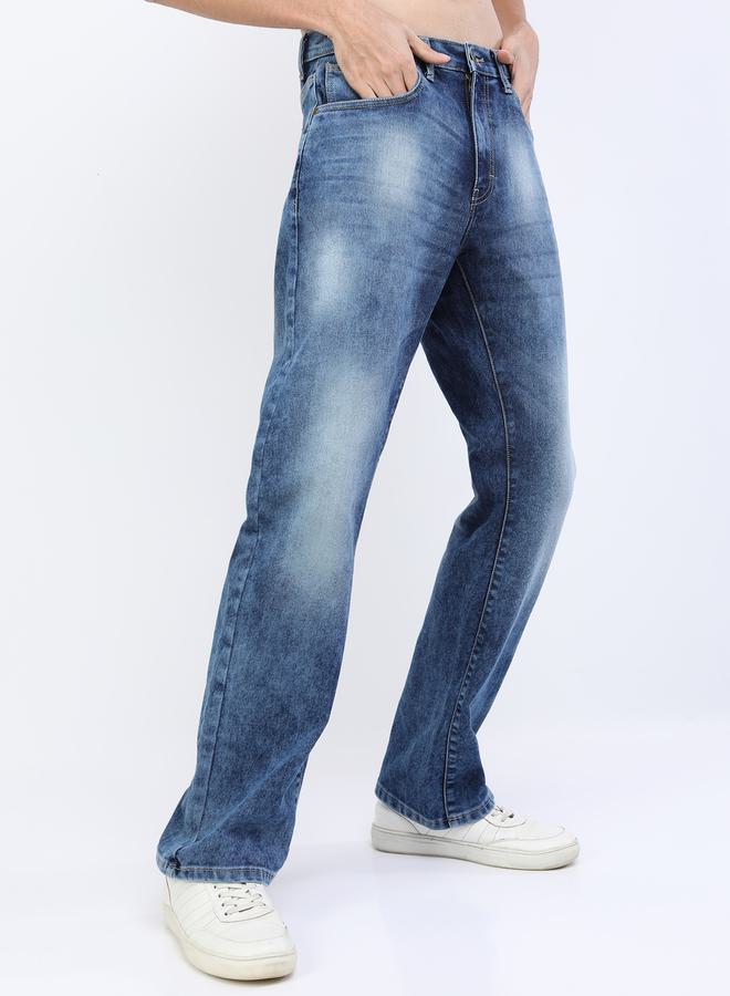 HIGHLANDER Mid Rise Light Fade Jeans by Styli - Image 1
