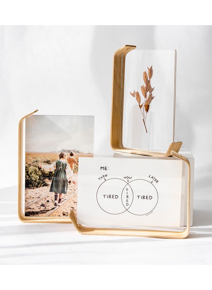 KUYING Wooden Frame Simple And Creative Photo Frame Display Platform  - Image 3
