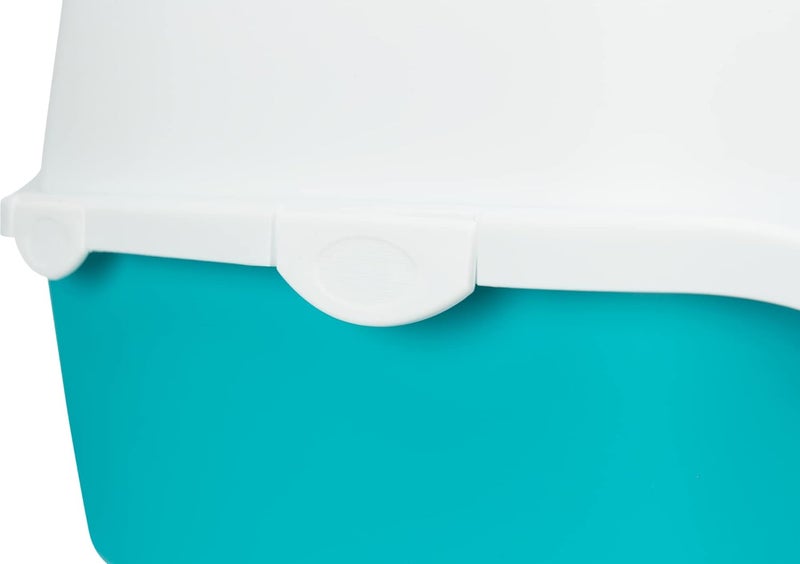 Trixie Vico Litter Tray for Cats - Turquoise/White - Image 5