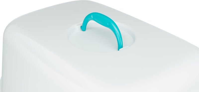 Trixie Vico Litter Tray for Cats - Turquoise/White - Image 4