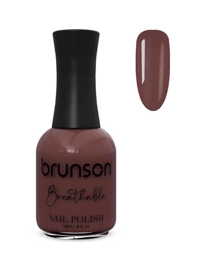 brunson Breathable Nail Polish Halal nail polish Wudu friendly Quick-Dry Vegan long lasting but easy peel off   18ml BH139