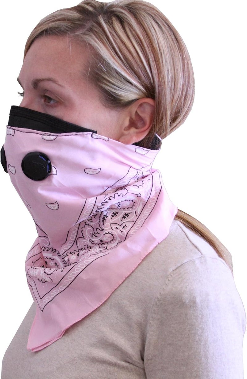 ATV Tek Dust Mask Bandana - Pink, Universal/X-Large - Image 1