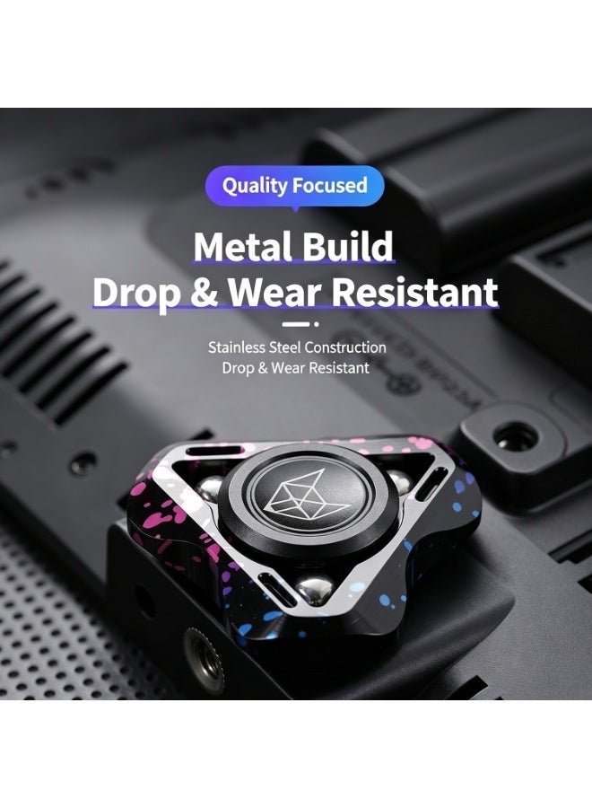 Metal Fidget Spinner, Linghu Gen 3 Aluminum Alloy Fidget Spinner, Stress Relief Toy, Sanye Creative Toy, Colorful Metal Fidget Spinner - Image 4
