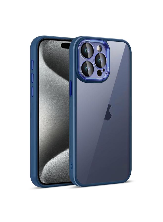 S-TOP Case For iPhone 15 Pro Max Colorful Armor Lens Film Translucent Phone Case - Image 1