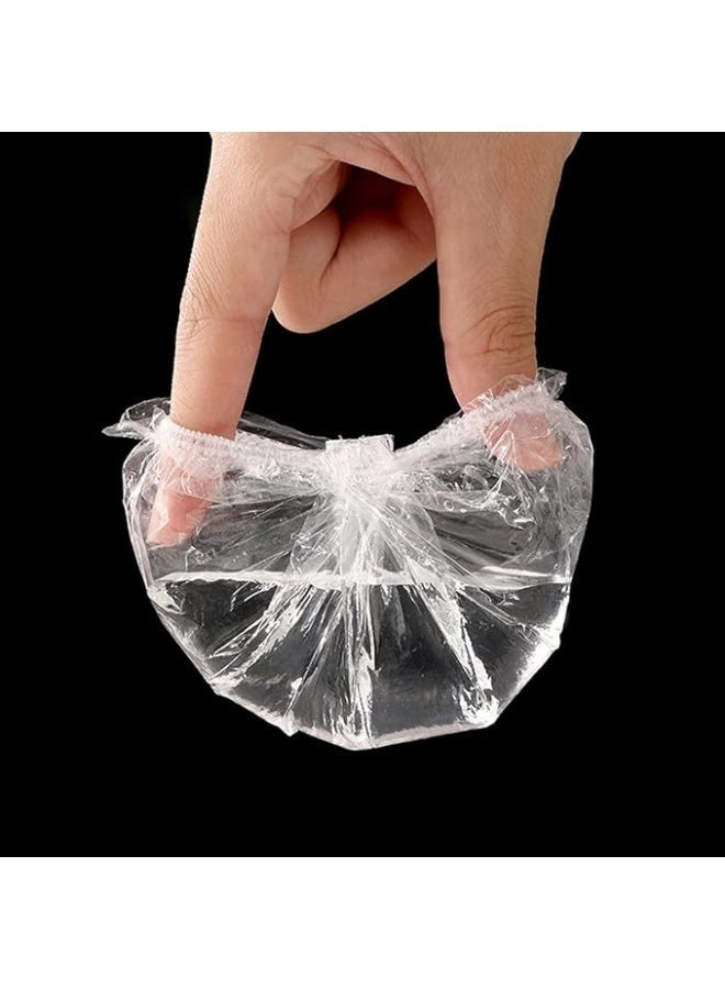 400PCs Disposable Ear Protectors Waterproof Ear Covers Plastic Shower Ear Protector Caps for Bathing Accessories Ear Cover Caps for Hair Dye Spa Salon - Image 4