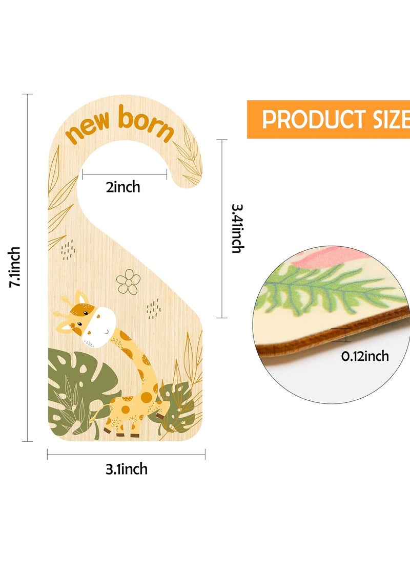 8 Pieces Wooden Unisex Baby Closet Dividers