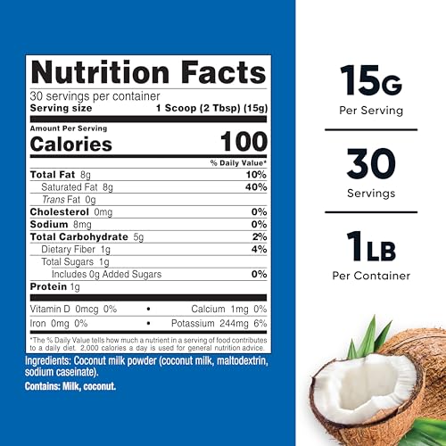 Nutricost Coconut Milk Powder 1LB - Image 3