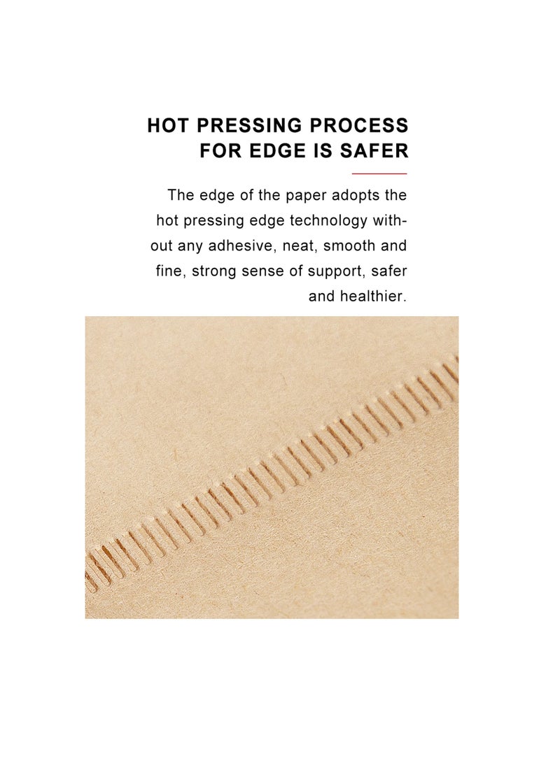 zeroHero ZeroHero V02 Paper coffee Filter- Unbleached, 100 pcs  - Image 4