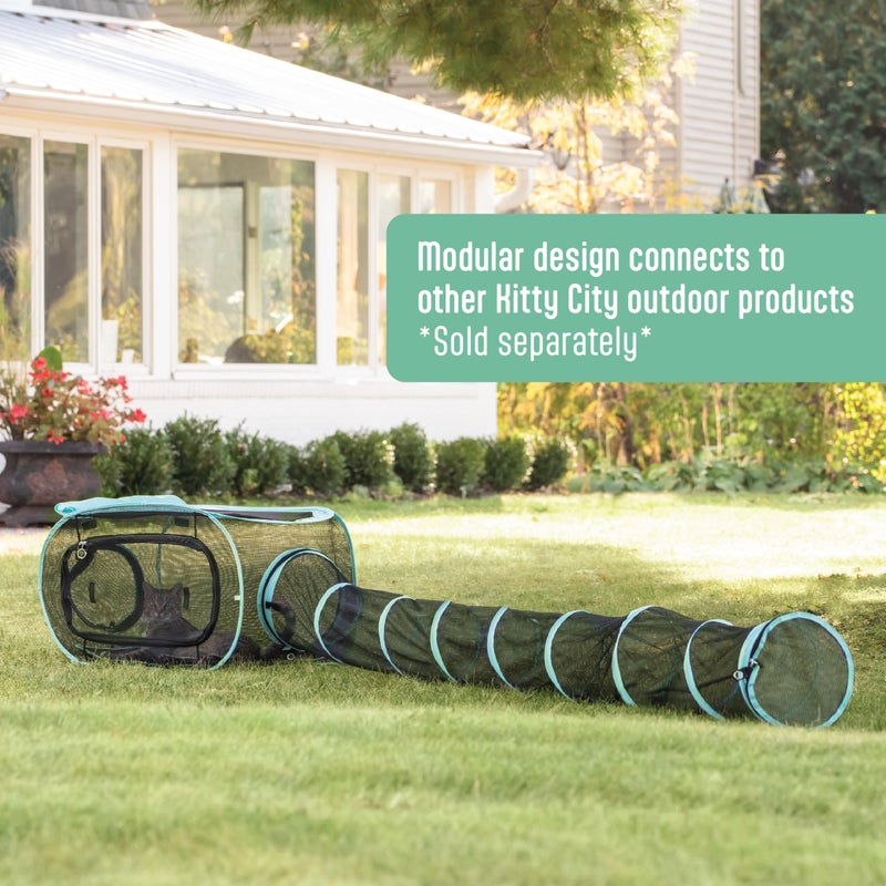 Kitty City Outdoor Catio Furniture and Play Kits for Cats, 20' Tunnel - Image 2