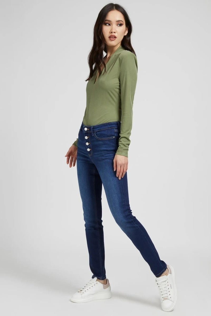 UNITED COLORS OF BENETTON Guess Women's Denim Trousers W1YA28D4664  - Image 1