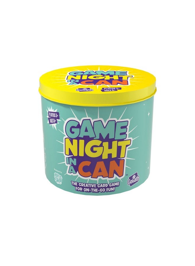 Goliath Game Night in a Can - Features 35 Hilarious and Creative Mini Games - Toss, Draw, Act, Party Game, Ages 8 and Up, 3+ Players - Image 1