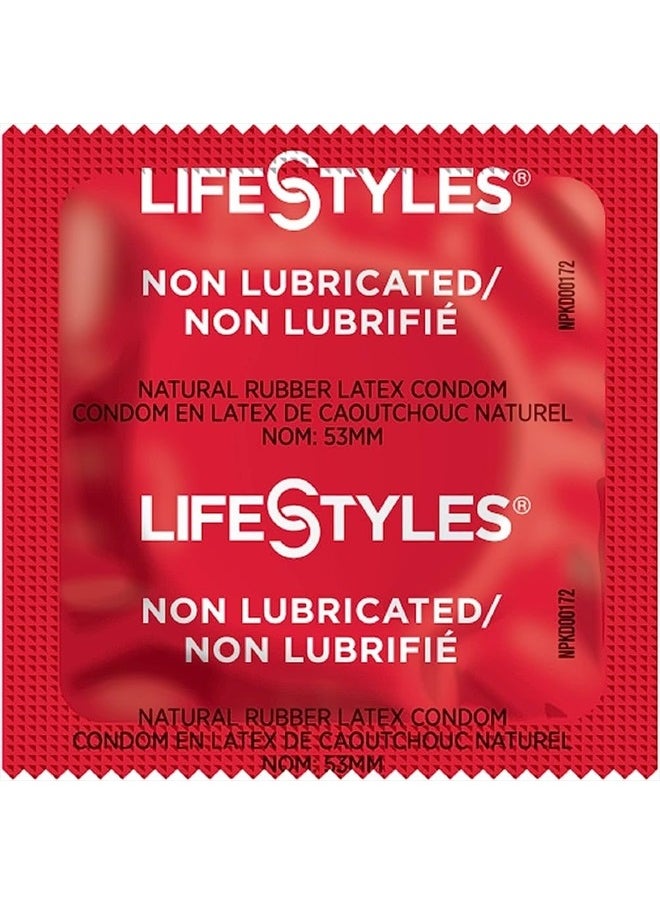 LifeStyles - Non-Lubricated With Brass Lunamax Pocket Case, Premium Latex Condoms-24 Count - Image 1