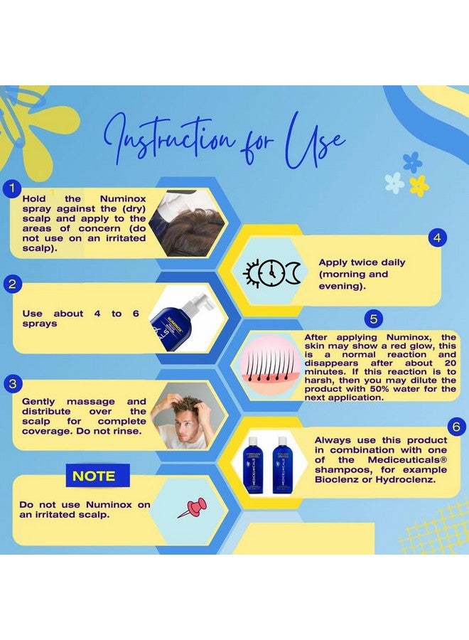 ميديسوتيكالز نومينوكس - مُنشط بصيلات الشعر من ميديسوتيكالز، 8.45 أونصة (250 مل)، مانع لهرمون ديهدروتستوستيرون للرجال - مانع لهرمون ديهدروتستوستيرون للنساء - تساقط الشعر المفاجئ - تساقط الشعر الكربي - مُحفز لبصيلات الشعر وفروة الرأس - Image 4
