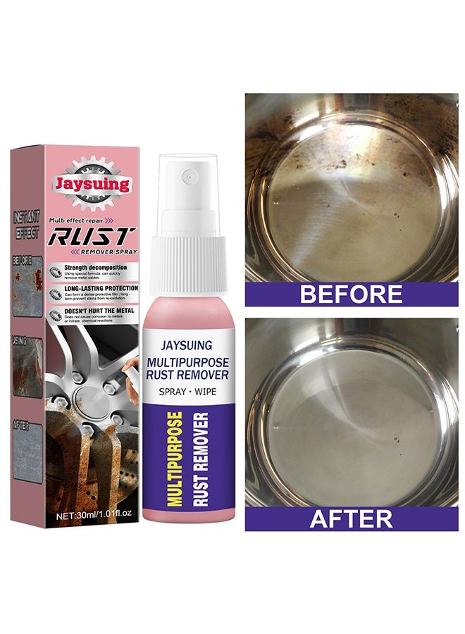 Jaysuing Multifunctional Rusts Remover Spray For Metal And Cars, Effective Anti Rust Conversion Agent, Fast Acting Rust Converter For Iron And Steel, Anti Rust Inhibitor Derusting Spray, 30ML - Image 2