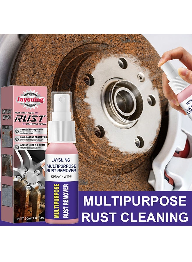 Jaysuing Multifunctional Rusts Remover Spray For Metal And Cars, Effective Anti Rust Conversion Agent, Fast Acting Rust Converter For Iron And Steel, Anti Rust Inhibitor Derusting Spray, 30ML - Image 3