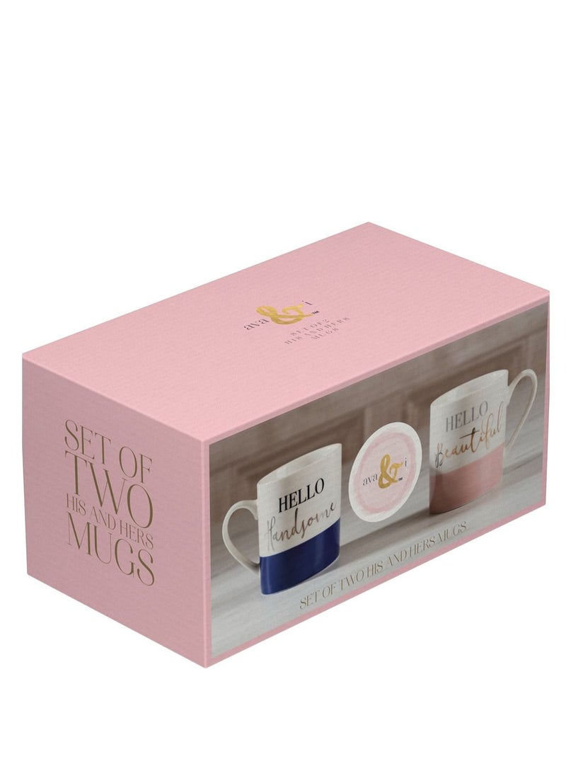 KitchenCraft His And Hers Set Of 2 Can Mugs  - Image 2