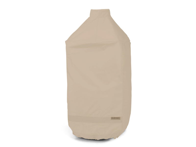 Covermates Kamado Full Grill Cover - Weather Resistant Outdoor Cover, Protects Large Table and Round Grills Outdoor, Classic 12-Guage Vinyl, Standing 29 Diameter x 48H, Classic Tan - Image 1