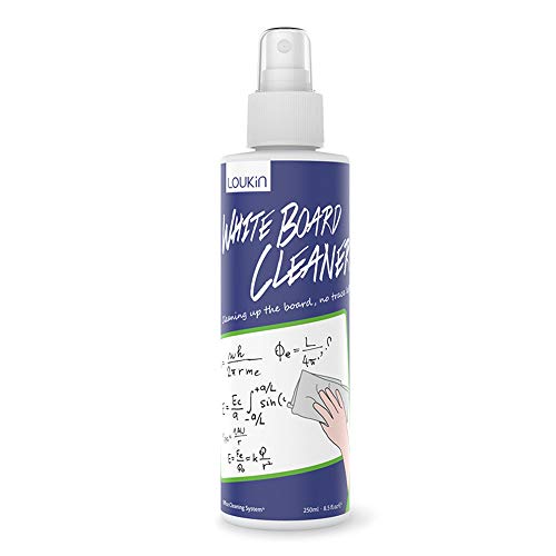 loukin Non-Toxic Whiteboard Cleaner, 8.5 fl oz Dry Erase Board Cleaner, Whiteboard Cleaning Spray, Removes Stubborn Marks from Whiteboards - Image 1
