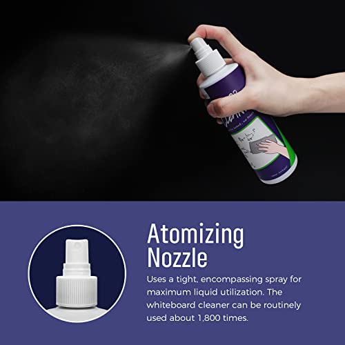 loukin Non-Toxic Whiteboard Cleaner, 8.5 fl oz Dry Erase Board Cleaner, Whiteboard Cleaning Spray, Removes Stubborn Marks from Whiteboards - Image 4