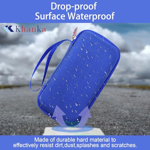 khanka Hard Travel Case Replacement for RG40XX H Retro Handheld Game Console,Case Only. (Blue) - Image 2