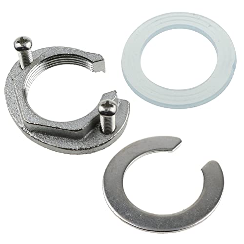 LUORNG 31mm Stainless Steel C Type Kitchen Faucet Antiloosing Nut Cap Fastening Circlip Washer Accessory Tool Set Faucet Accessories Wash Basin Tap Fixing Fitting Kit - Image 3