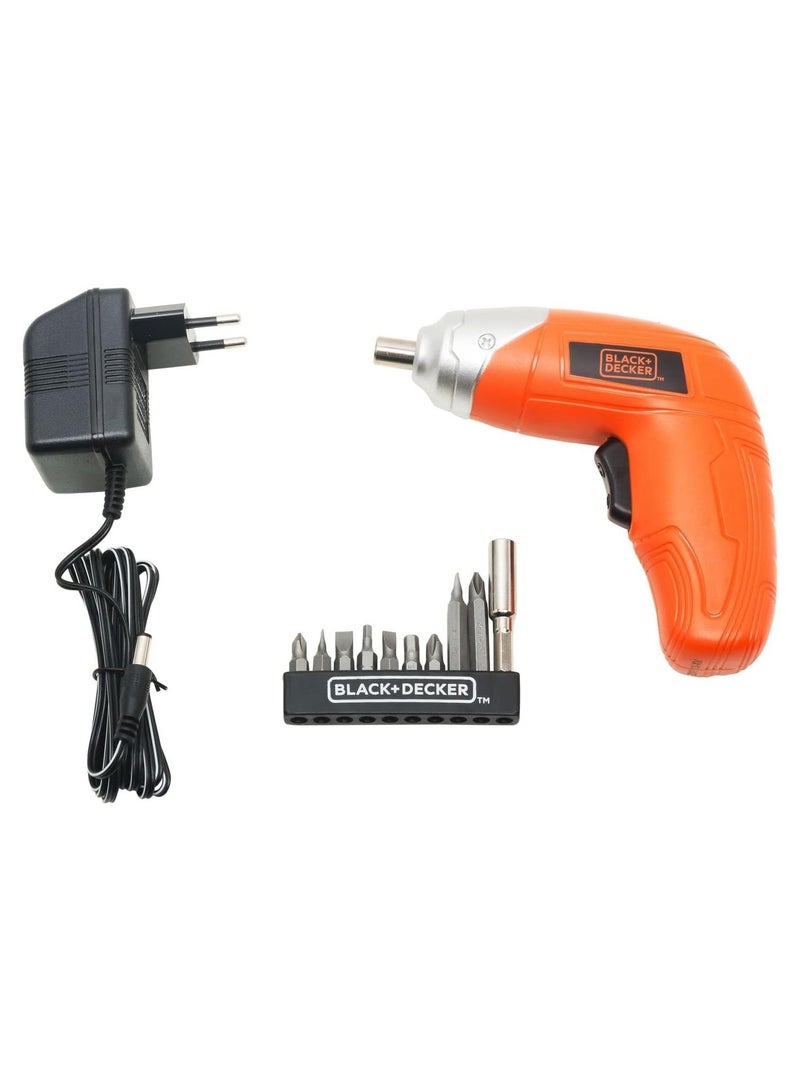بلاك اند ديكر مثقاب كهربائي 500 وات HD5010-B5 مع طقم اكسسوارات 30 قطعة  A7183-XJ ومفط بطارية صغير KC3610-B5 - Image 5