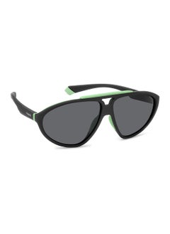 Polaroid Unisex Polarized Rectangular Sunglasses - Pld 2151/S Black Millimeter - Lens Size: 62 Mm  - Image 2