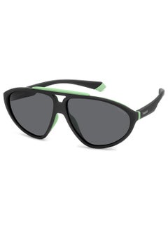 Polaroid Unisex Polarized Rectangular Sunglasses - Pld 2151/S Black Millimeter - Lens Size: 62 Mm  - Image 1
