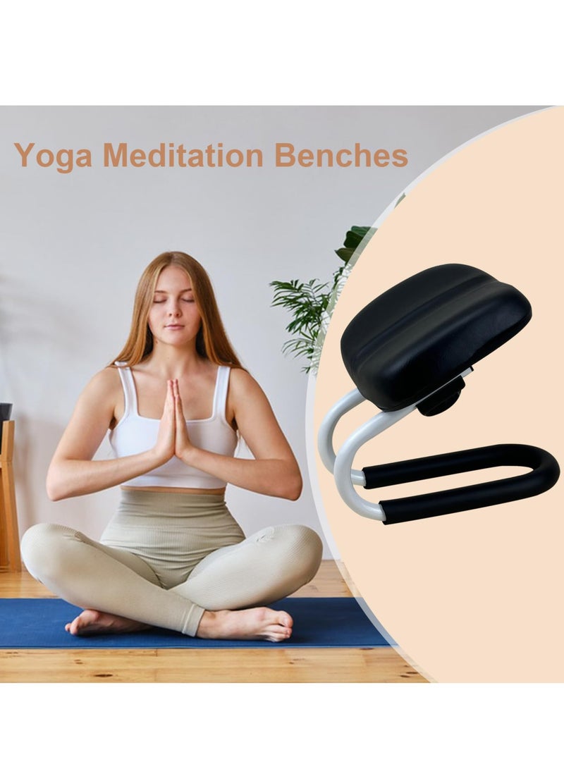 JINFANLI Meditation Stool, Prayer Stool,Adjustable Height Kneelers For Praying With Sponge Cushion,Non-Slip Portable Bench Seat,editation Accessories, Portable Chair For Home Yoga Studio - Image 1