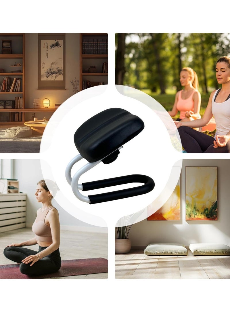 JINFANLI Meditation Stool, Prayer Stool,Adjustable Height Kneelers For Praying With Sponge Cushion,Non-Slip Portable Bench Seat,editation Accessories, Portable Chair For Home Yoga Studio - Image 2