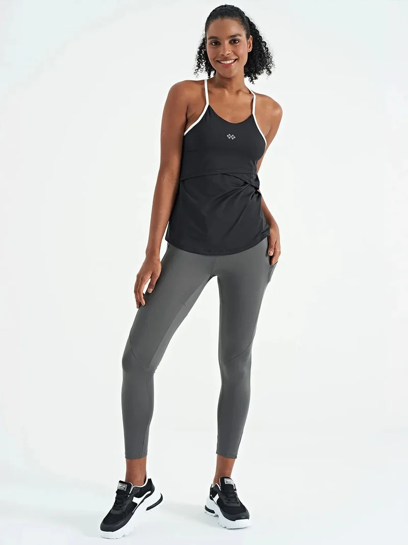 TOMMYLIFE TOMMY Sleeveless Knit Active Top