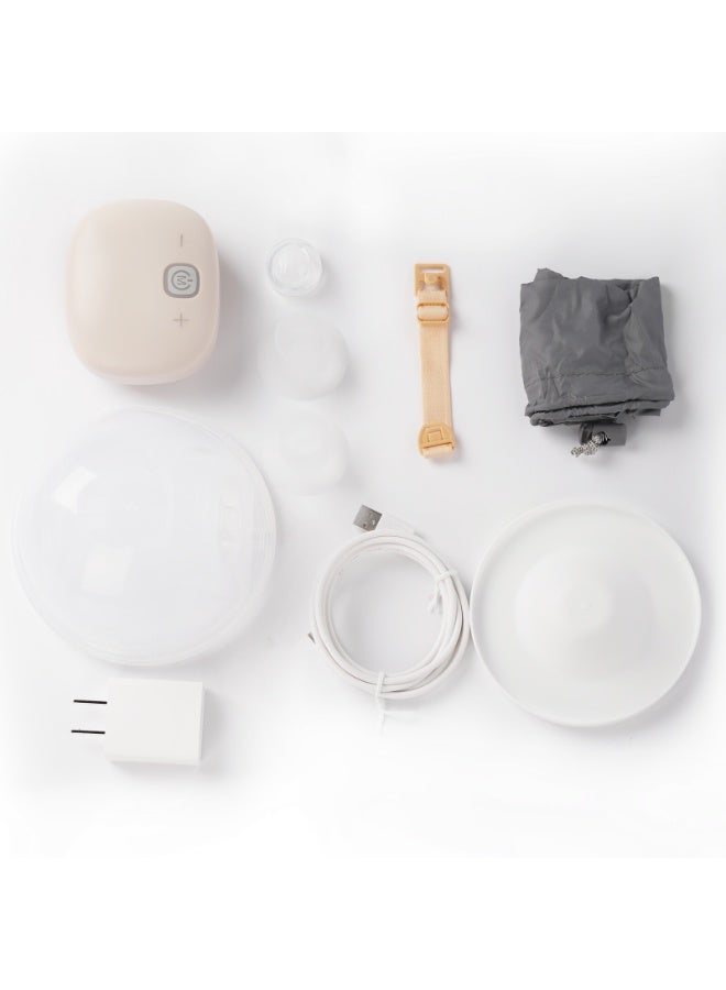 YOUHA Wearable Breast Pump Hands Electric Single Portable Wearable Breast Cup 8oz/240ml 3 Modes 9 Suction Levels Rechargeable Comfort Breastfeeding Milk Collector Pink - Image 5