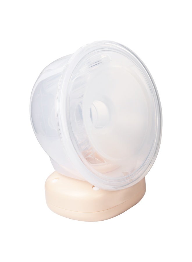 YOUHA Wearable Breast Pump Hands Electric Single Portable Wearable Breast Cup 8oz/240ml 3 Modes 9 Suction Levels Rechargeable Comfort Breastfeeding Milk Collector Pink - Image 1