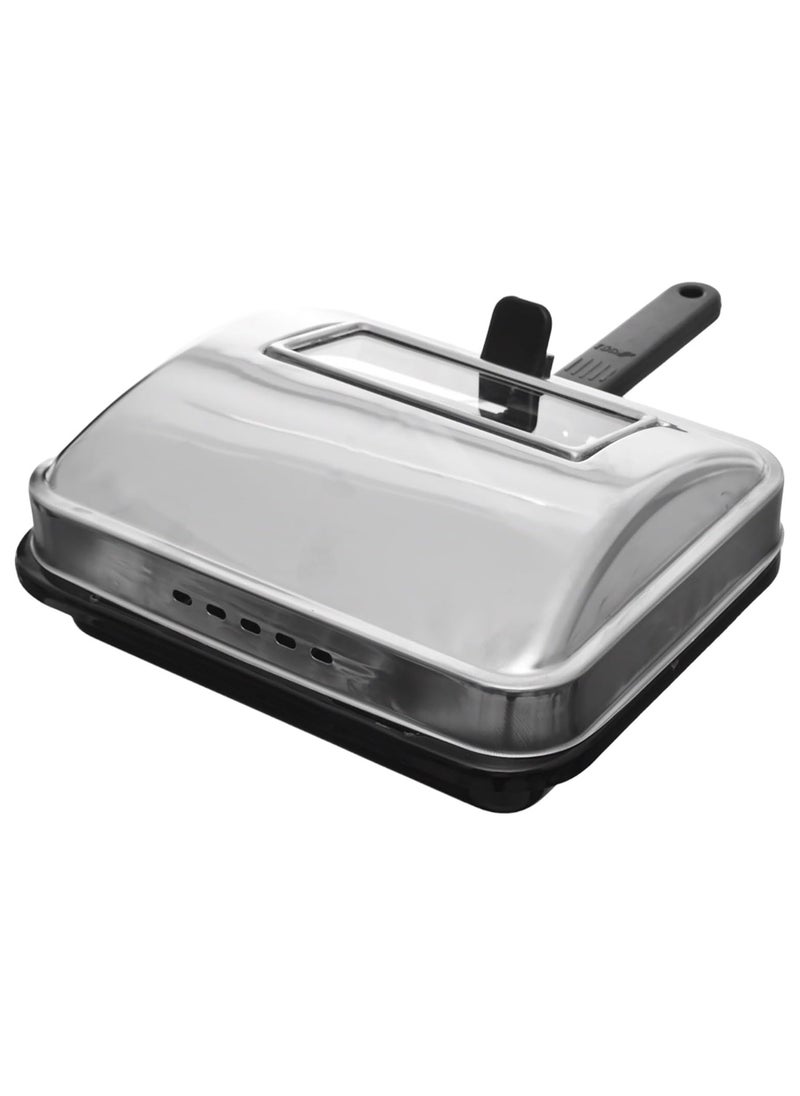 Rocky Stainless Steel Grill 28 cm Silver  - Image 3