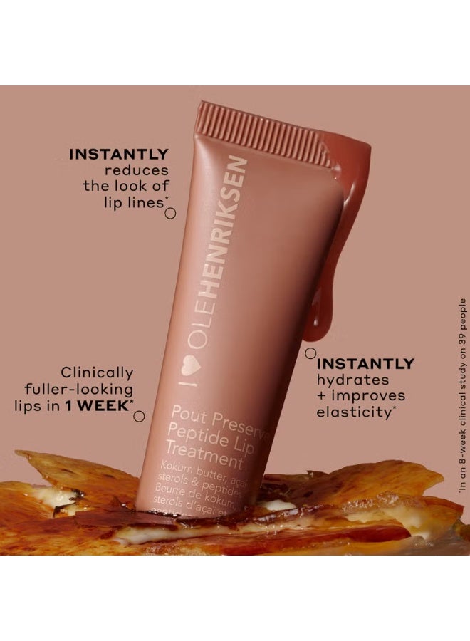 Ole Henriksen Pout Preserve Peptide Lip Treatment - Crème Brulee 12ml - Image 2