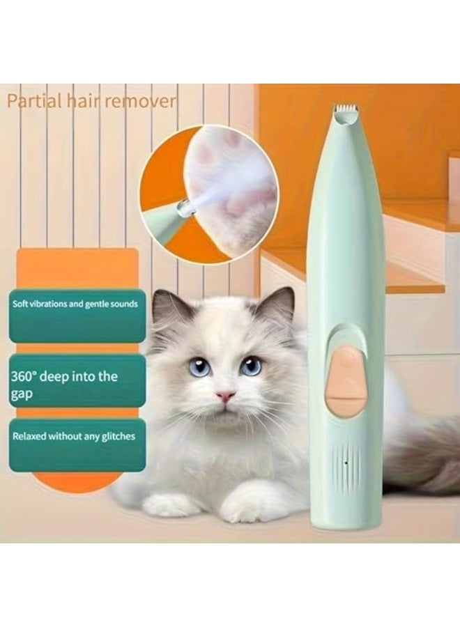 My souq Electric Pet Hair Clipper - Professional Mini Trimmer for Paws, Eyes, and Ears - Ultra Quiet & USB Rechargeable. - Image 4