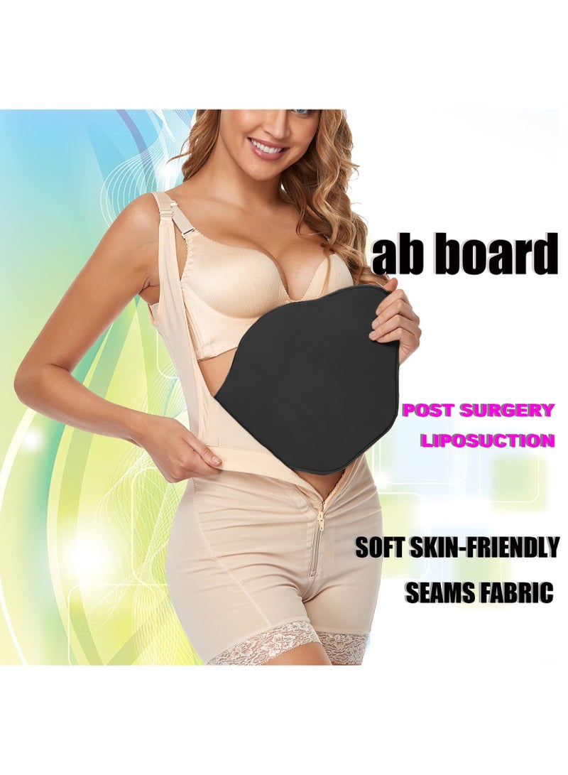 Jourvent Compression Abdominal Board Lipo Foam Post Surgery Ab Board for Liposuction Recovery Black Daily Use - Image 2