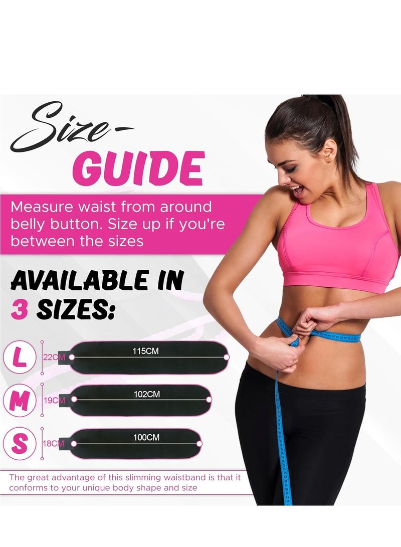 Waist Trainer for Women Men Sweat Belt Waist Trimmer Belly Band Stomach Wraps Waist Trimmer Belt, Premium Waist Trainer - Image 5