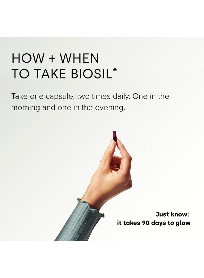 BIOSIL Biosil Advanced Hair + Nail Care - 60 Capsules - Grow, Strengthen & Thicken Hair and Nails - with Patented ch-OSA & Biotin - 30-Day Supply - Image 5