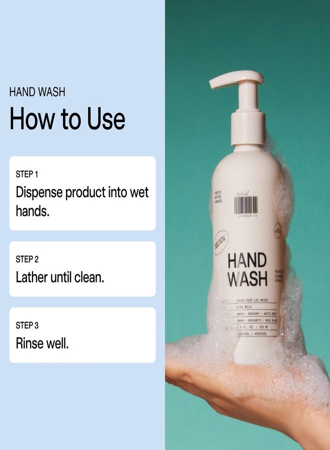 DedCool Xtra Milk Hand Wash - Gentle Hydrating Cleanser with Squalane, Aloe, and Marshmallow Root | Non-Toxic, Vegan, Carbon-Neutral - Image 3