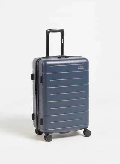 Wave Women Textured Hardcase Luggage Trolley Bag with Retractable Handle