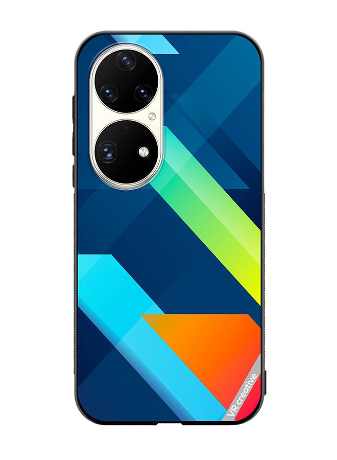 VR CREATIVE غطاء حماية لهاتف هواوي P50 برو بتصميم قوام متعدد الألوان - Image 1