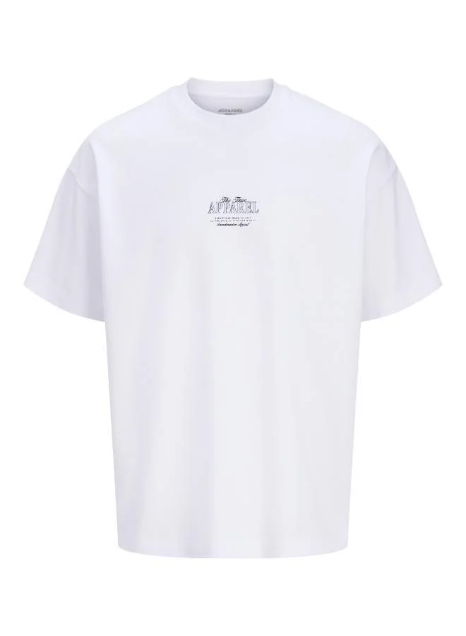 JACK & JONES  Logo Crew Neck T-Shirt for Men | Best Price UAE