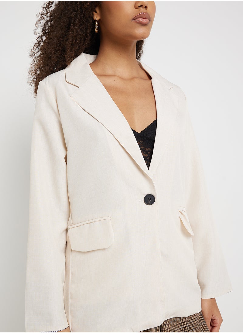 Ginger - Oversize Single Breasted Blazer - Image 1