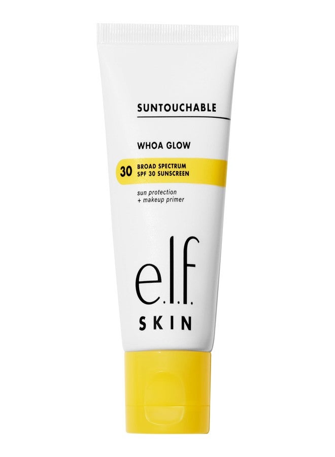 elf e.l.f. SKIN Suntouchable Whoa Glow SPF 30, Sunscreen & Makeup Primer For A Glowy Finish, Made With Hyaluronic Acid, Vegan & Cruelty-Free, Packaging May Vary, Sunburst - Image 1