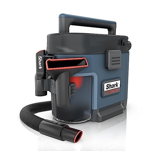 Shark VS101 MessMaster Portable Wet Dry Vacuum, 1 Gallon Capacity, Corded, Perfect for Pets & Cars, AnyBag Tech, Self-Cleaning, Ultra-Powerful Suction for Tough Wet & Dry Messes, Blue - Image 1