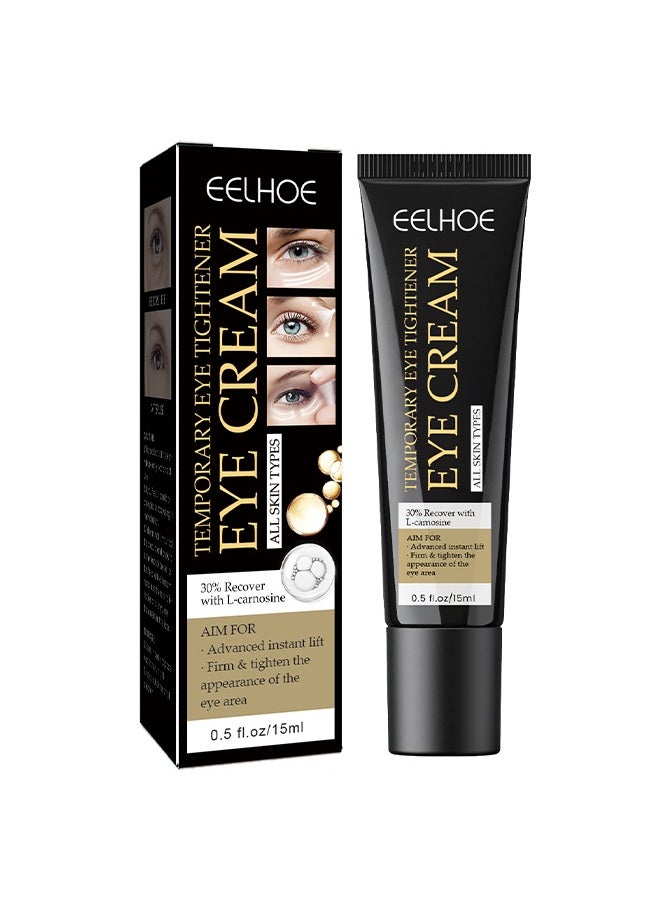 EELHOE Temporary Eye Tightener Eye Cream,Revitalizing Eye Tightening Cream 15ml,Diminishes Wrinkles and Fine Lines, Reduces Dark Circles and Puffiness, Intensive Hydration and Nourishment, Fast-Absorbing  - Image 2