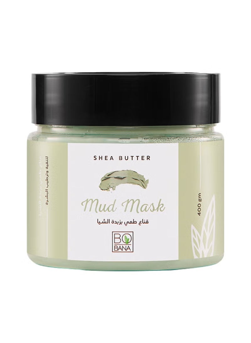 بوبانا Bobana- shea butter mud mask, 400 gm - Image 2