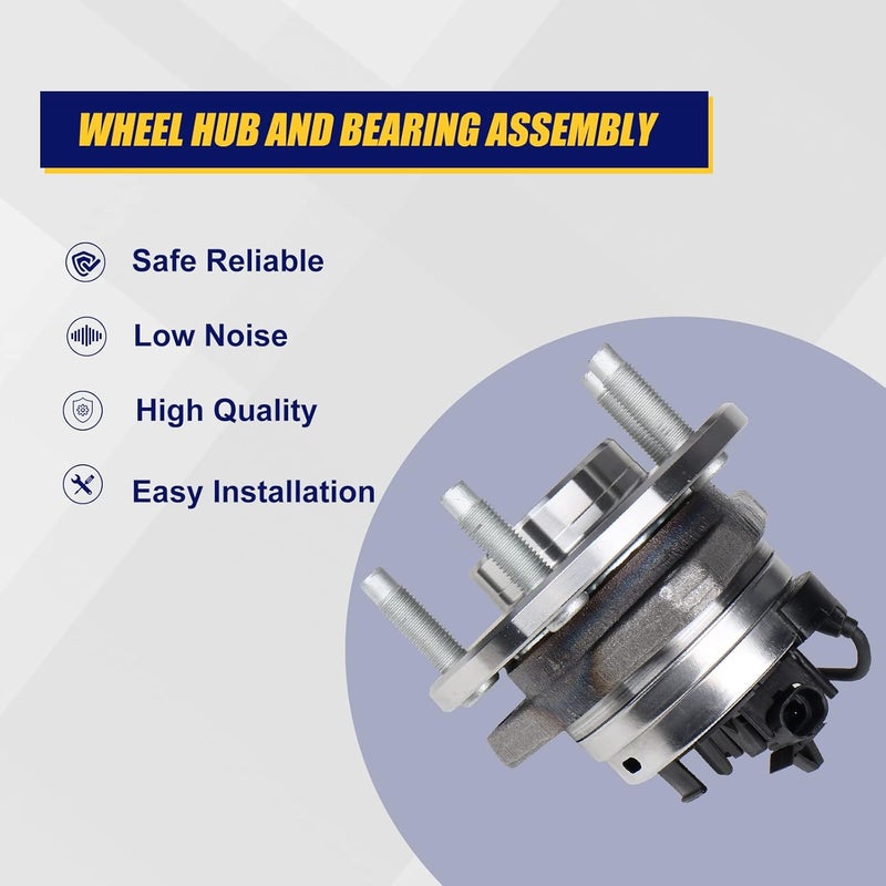 KUSATEC 513214 Front Wheel Bearing and Hub Assembly for Chevy and Pontiac Models - Image 2